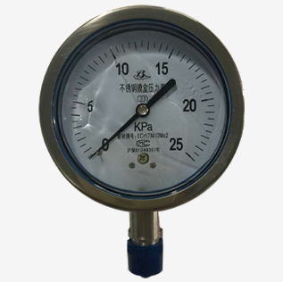 YE-150B不銹鋼膜盒壓力表